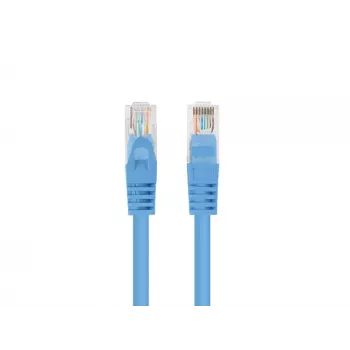 Lanberg PCU6-20CC-0025-B Cat.6 UTP -verkkokaapeli, 0,25 m, sininen, 10 kpl:n pakkaus