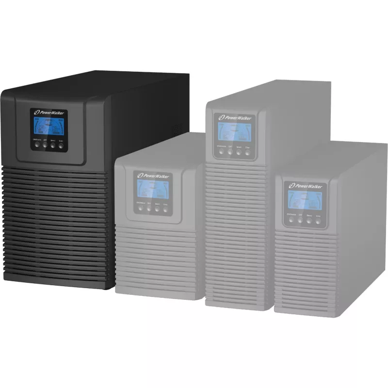 PowerWalker VFI 3000 TGB kaksoismuunnos (Online) 3 kVA 2700 W 5 AC-lähtöä