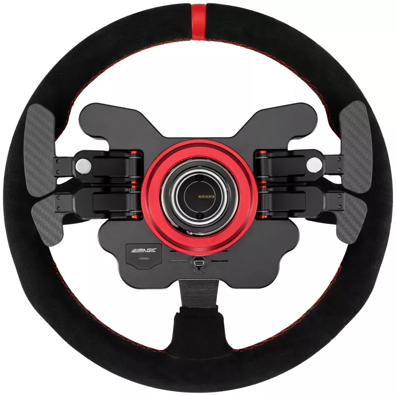 Simagic GT1-SR Alcantara -ratti — GT1-SR(ALCANTARA) Racing-rattikehä, Alcantara-päällyste