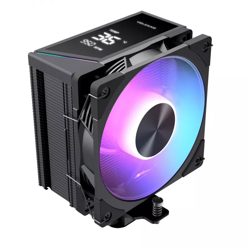 MODECOM Volcano 0C T102 LCD ARGB prosessorin ilmajäähdytin 12 cm musta