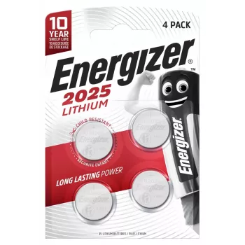 Energizer paristot erikois CR2025 4 kpl