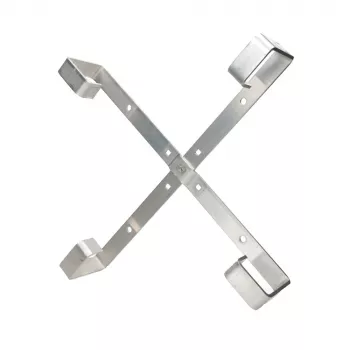Kaapelipidike Extralink Four arms aluminium frame S500 — 500 x 500 x 70 mm, pöytä-/seinäasennus, alumiini