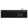 Logitech Gaming G512 - näppäimistö - taustavalo - USB - QWERTY - espanja - kytkimet: GX Brown Tactile - hiili