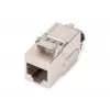 Keystone-moduuli Digitus CAT 8.1 RJ-45 suojattu litteä valkoinen