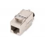Keystone-moduuli Digitus CAT 8.1 RJ-45 suojattu litteä valkoinen