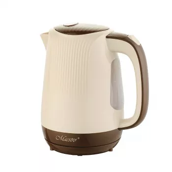 Feel-Maestro MR042 beige vedenkeitin 1,7 L beige, ruskea 2200 W
