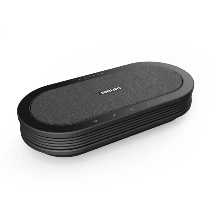 Philips PSE0501 Smart Meeting langaton kokousmikrofoni Sembly-kokousavustajalla, USB-C, musta/harmaa