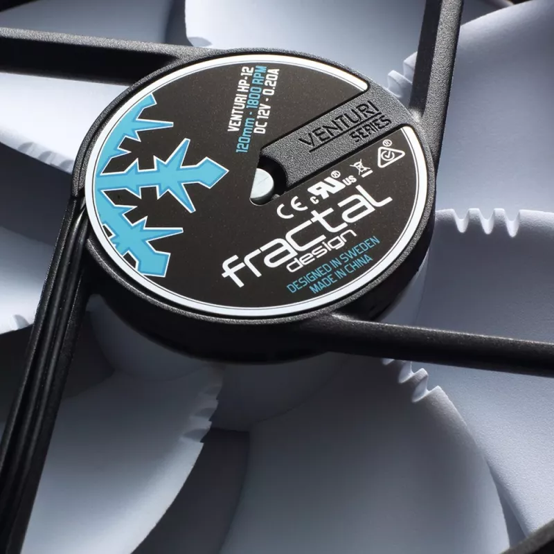 Fractal Design Venturi HP-12 PWM 120mm kotelotuuletin – musta