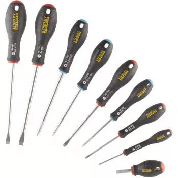 Käsiruuvimeisselisarja STANLEY FATMAX FMHT65424-0 – 20-osainen, suorat ruuvimeisselit, litteät ja Pozidriv-kärjet