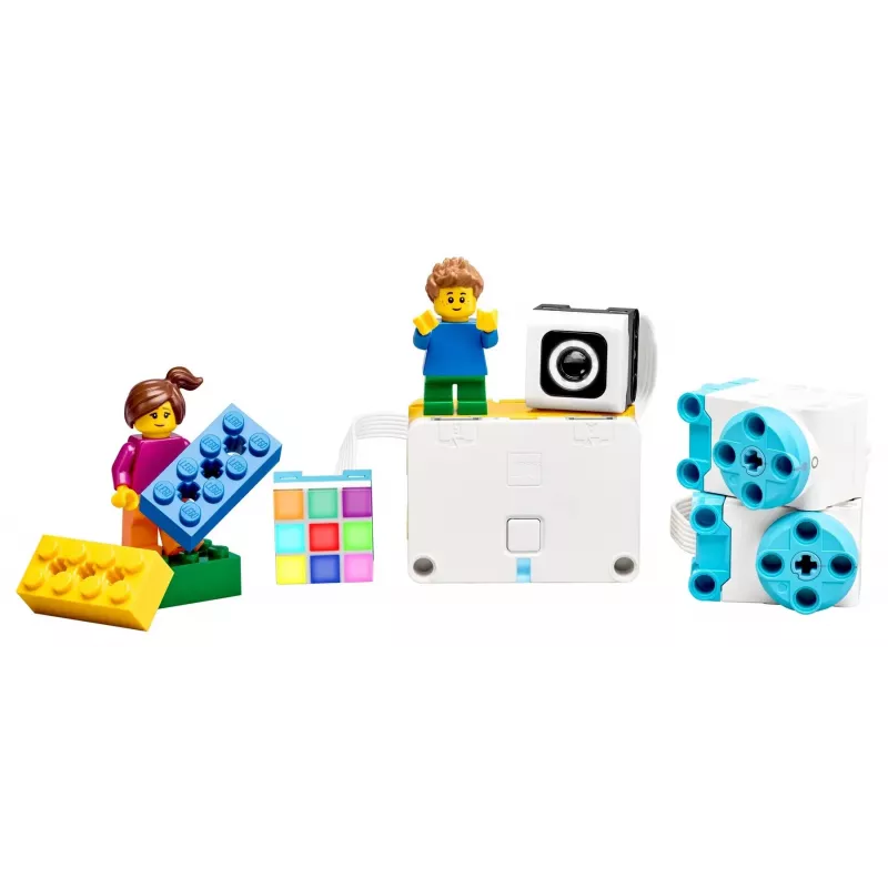 LEGO Education SPIKE Essential Set A+ 45345 – oppimisrobotiikka- ja ohjelmointirakennussarja, 449 osaa, 6 vuodesta alkaen