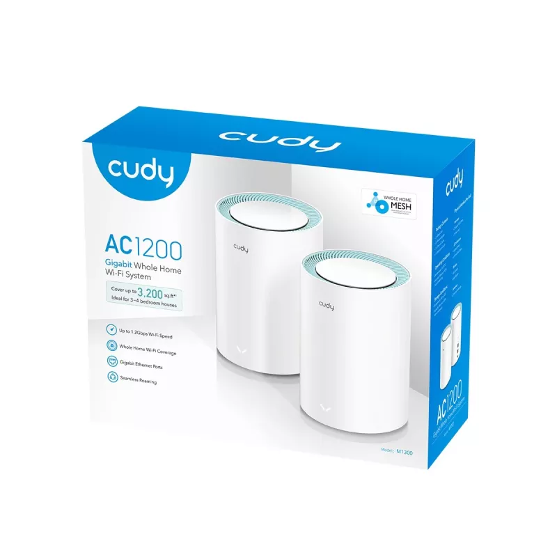 Mesh-järjestelmä Cudy M1300 2-PACK
