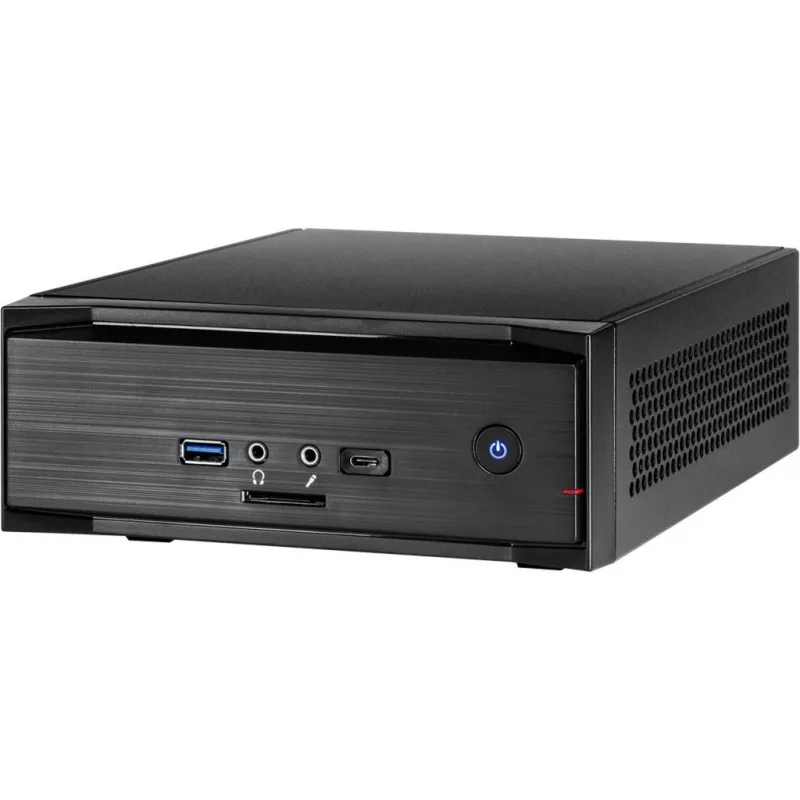 Inter-Tech MW-01 II kotelo Mini-ITX, USB 3.0 (Type-A+C) musta, kortinlukija (88881244)