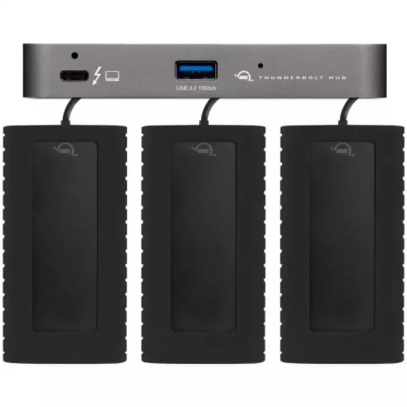 Other World Computing OWC Thunderbolt Hub - keskitin - 4 x USB-C - pöytämalli (OWCTB4HUB5P)