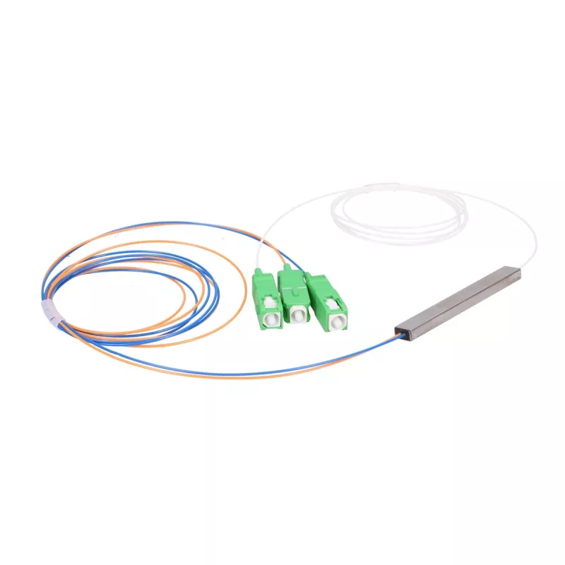 Kaapelijakaja Extralink Splitter 1:2 PLC SC/APC 900µm 1m valkoinen