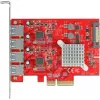 Delock PCI Express x4 -kortti 4 x ulkoiseen SuperSpeed USB 10 Gbps (USB 3.2 Gen 2) USB Type-A -liitäntä - USB-sovitin - PCIe 3.0 x4 - USB 3.2 Gen 2 x 4 (90481)