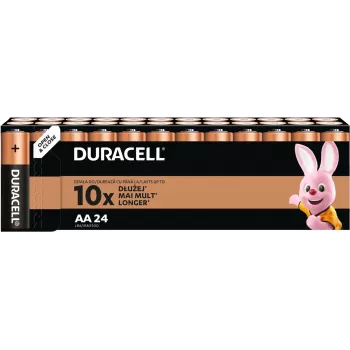 Duracell Alkaline AA (LR6) -paristopakkaus — 24 kpl, kertakäyttöisiä
