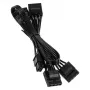Modulaarinen virtalähdekaapeli Continuum-virtalähteille 4× Molex-liitin Kolink KL-CPL-MXC