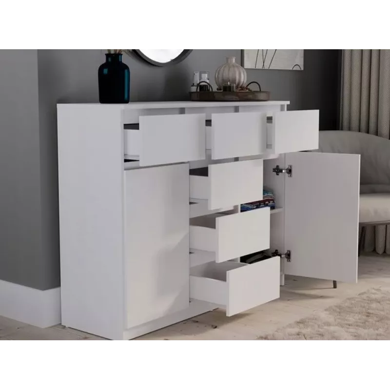 MALWA 2D6S valkoinen lipasto