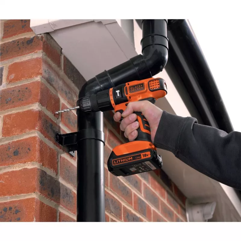 Pistoolikahvarakenneporakone Black & Decker BDCH188N-XJ 1350 kierr./min, 18 V