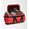 The North Face Base Camp Duffel L matkalaukku 95 L polyesteri musta, punainen