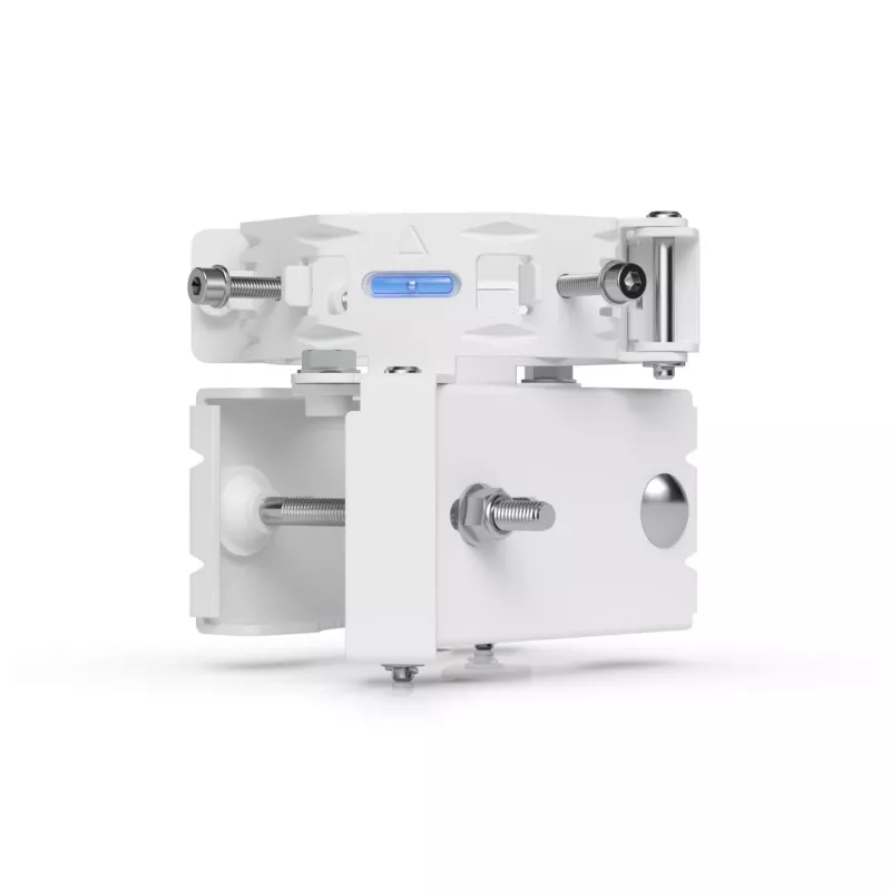 Ubiquiti UACC-Wave-AP-Micro-Mount tolppakiinnike 4 Wave AP Micro -laitteelle, ruostumaton teräs, 25–76 mm tolppa, valkoinen