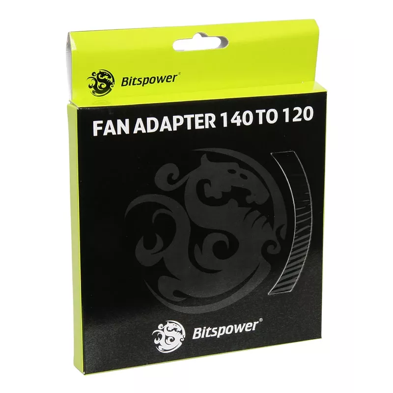 Asennussarja BitsPower BP-FA140120-BK 140 mm tuulettimelle, musta