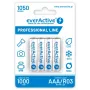 Uudelleenladattava AAA-NiMH-akkupaketti everActive EVHRL03-1050 1,2 V — 4 kpl, 1050 mAh
