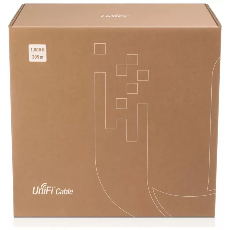 Verkkokaapeli Ubiquiti U-Cable-C6-CMP U/UTP Cat6 305 m valkoinen