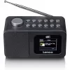 Lenco CR-625BK DAB+/FM-radiokello Bluetoothilla ja langattomalla latauksella, musta