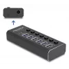 DeLOCK 64326 USB-keskitin USB 3.2 Gen 2 (3.1 Gen 2) Type-C 10000 Mbit/s musta