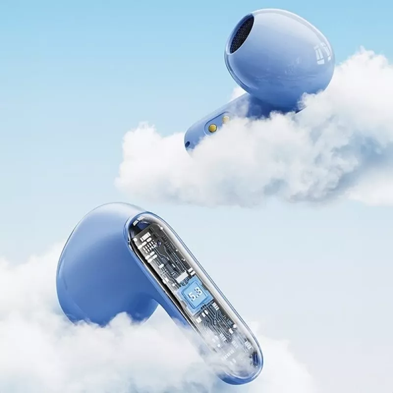 Kuulokkeet Awei T85 Bluetooth 5.3 ENC TWS sininen
