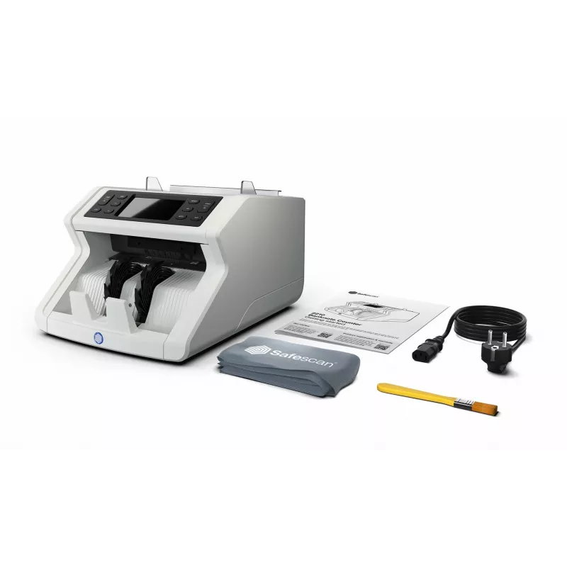 Setelilaskukone Safescan 2210 G2 valkoinen LCD-näyttö AC 220-240V
