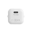 USB-C-matkalaturi FIXED FIXC20M-CL-WH sisäänrakennetulla USB-C–Lightning-kaapelilla, 20W