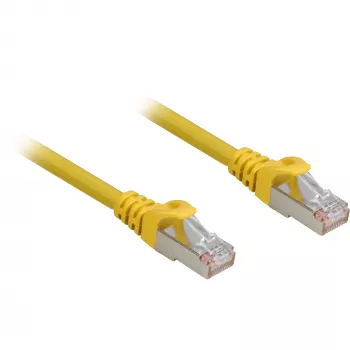 Verkkokaapeli Sharkoon Cat.6a SFTP RJ-45 Cat6a 0,25 m keltainen