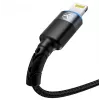 USB-Lightning-datakaapeli Tellur 1,2 m nailon punottu musta