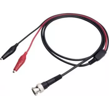 VOLTCRAFT BNC-mittajohto 114 cm musta, punainen MSC-100 (MSC-100)