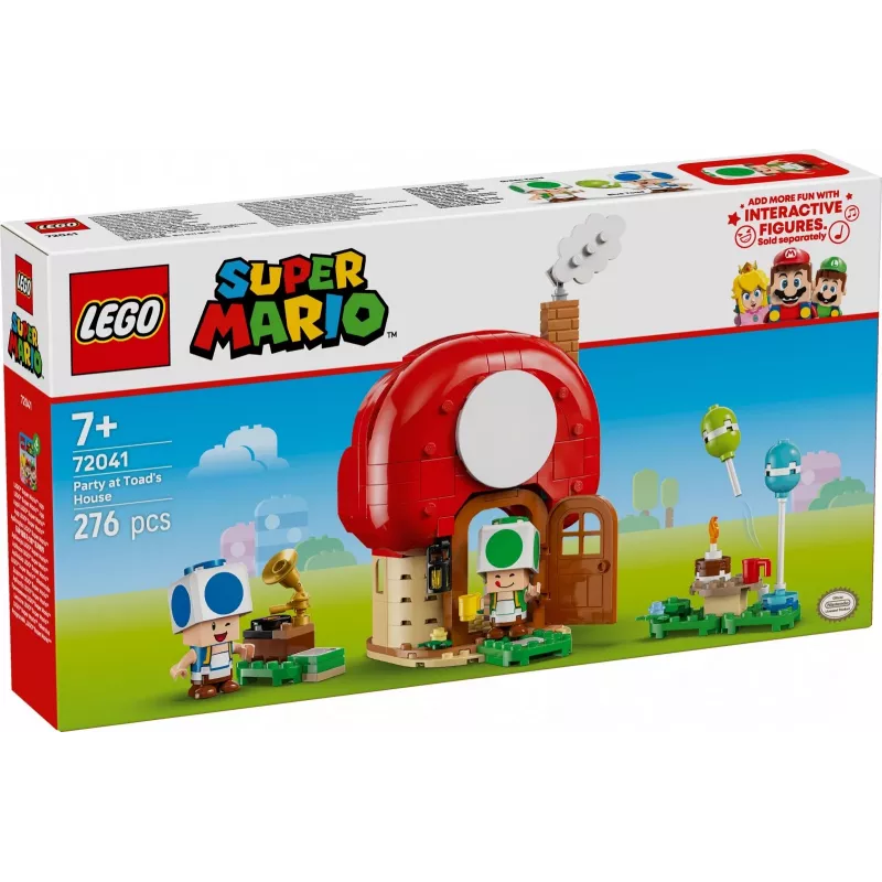 LEGO Super Mario juhlat Toadin talossa -sarja 72041, interaktiiviset pelitoiminnot