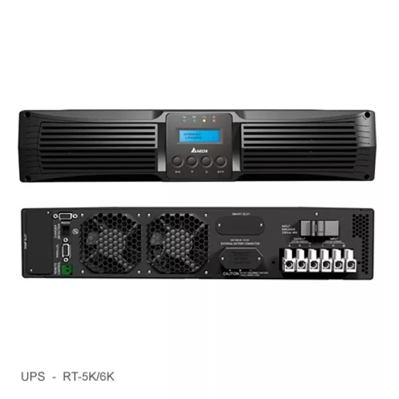 Keskeytymätön virransyöttö Delta UPS602R2RT0B035 6000VA 230V rack/torni