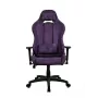 Arozzi Torretta SoftFabric -pelituoli violetti – ergonominen muotoilu, säädettävät käsinojat, kallistettava selkänoja