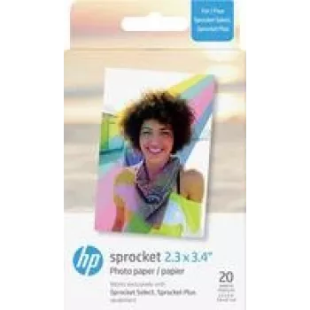 Valokuvapaperi HP Sprocket Plus 5,8 x 8,6 cm (20 arkkia) mobiiliin pikakuvatulostukseen