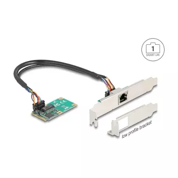 DeLOCK 95268 sisäinen RJ-45-sovitin Mini PCI Express 2,5 Gbit/s