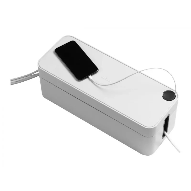 Kaapelilaatikko Durable Cavoline Box L työpöytä harmaa 1 kpl 503010