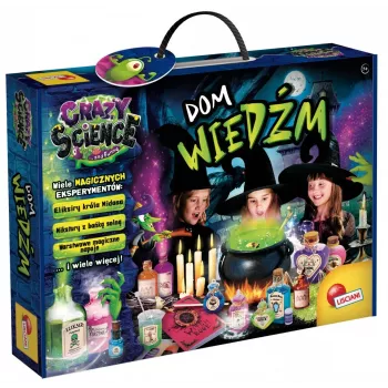 Oppimistiedesarja Liscianigiochi Crazy Science noitatalo (malli 304-PL100255)