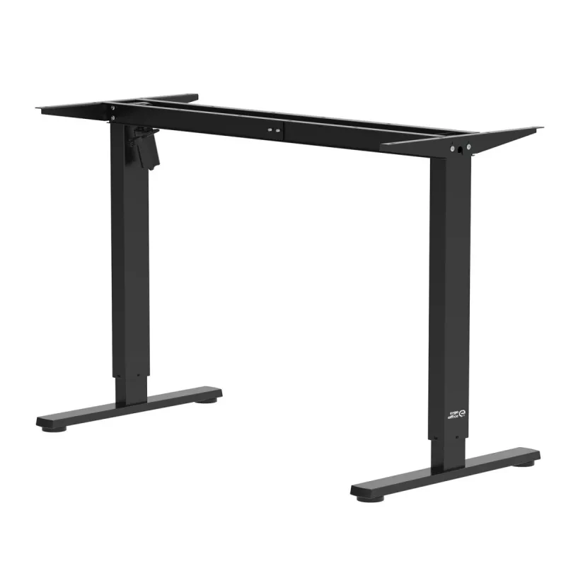 Ergo Office sähköisesti korkeussäädettävä työpöytä, enintään korkeus 1160 mm, enintään - 80 kg, ilman istuma-seisoma-pöytätasoa, musta, ER-400 B