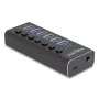 DeLOCK 64326 USB-keskitin USB 3.2 Gen 2 (3.1 Gen 2) Type-C 10000 Mbit/s musta