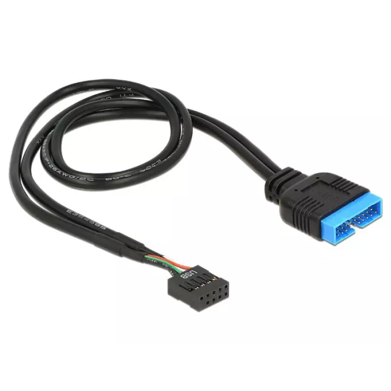 Sisäinen USB-kaapeli DeLOCK 83776 0,45 m uros naaras