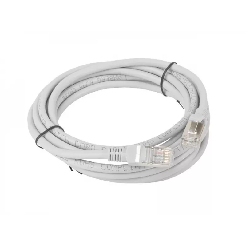 Verkkokaapeli LANBERG PCF5-10CC-0300-S Cat5e F/UTP RJ-45 3 m harmaa