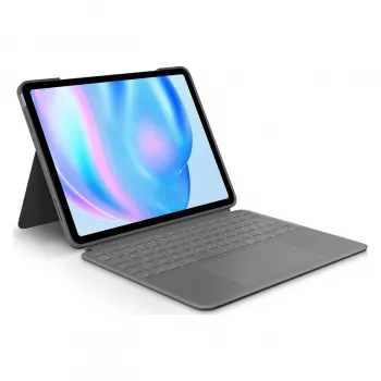 Logitech Combo Touch -näppäimistö QWERTY tanska suomi norja ruotsi Smart Connector harmaa