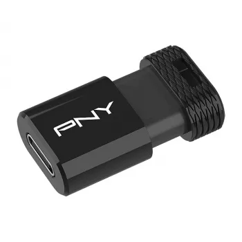 USB-muistitikku PNY Elite-X 128 GB USB Type-C 3.2 Gen 1 (3.1 Gen 1) musta