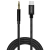 Audiokaapeli Savio CL-187 1 m musta pistoke - pistoke